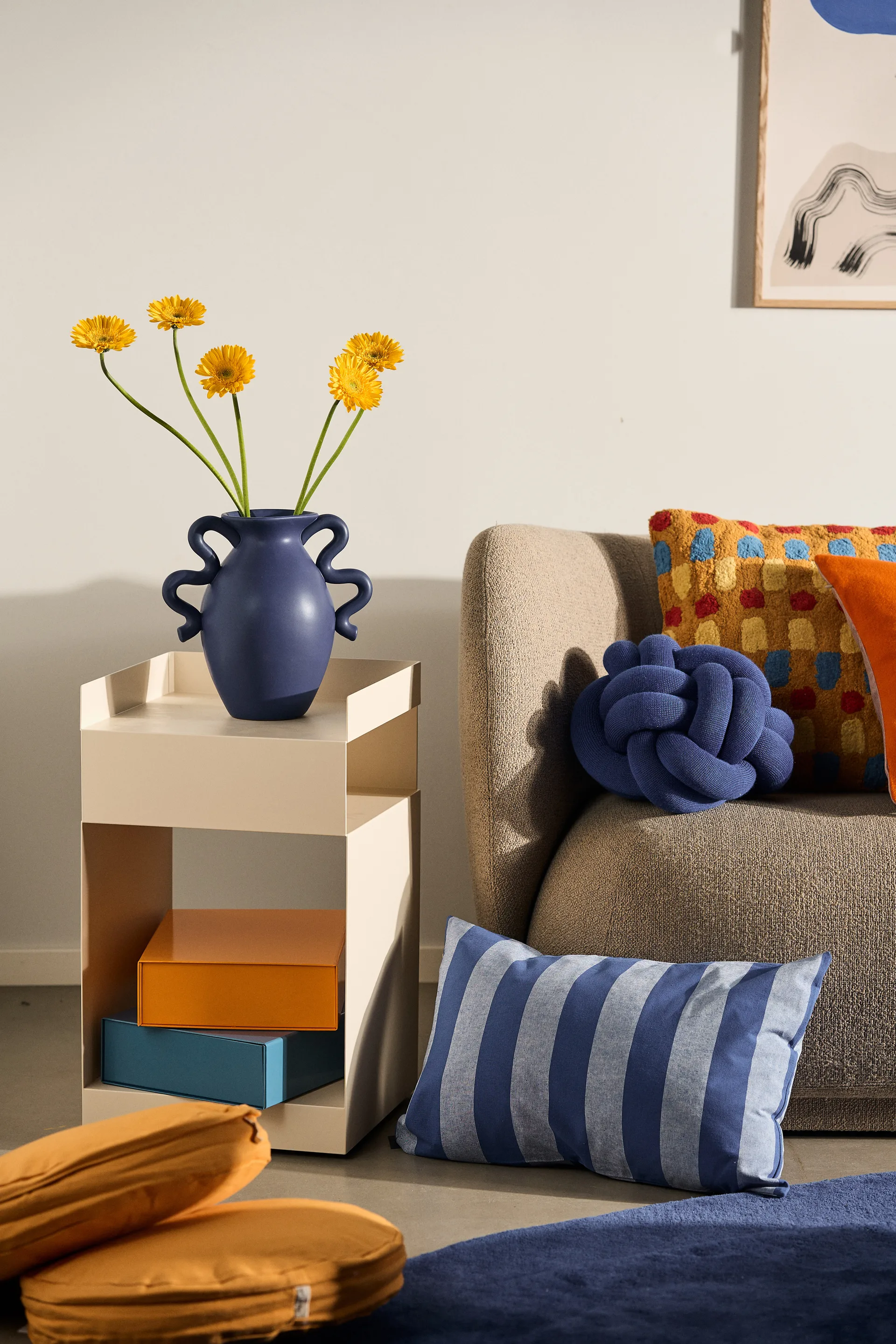 Colour Storage S box with lid 25,5x33 cm, Sky blue HAY