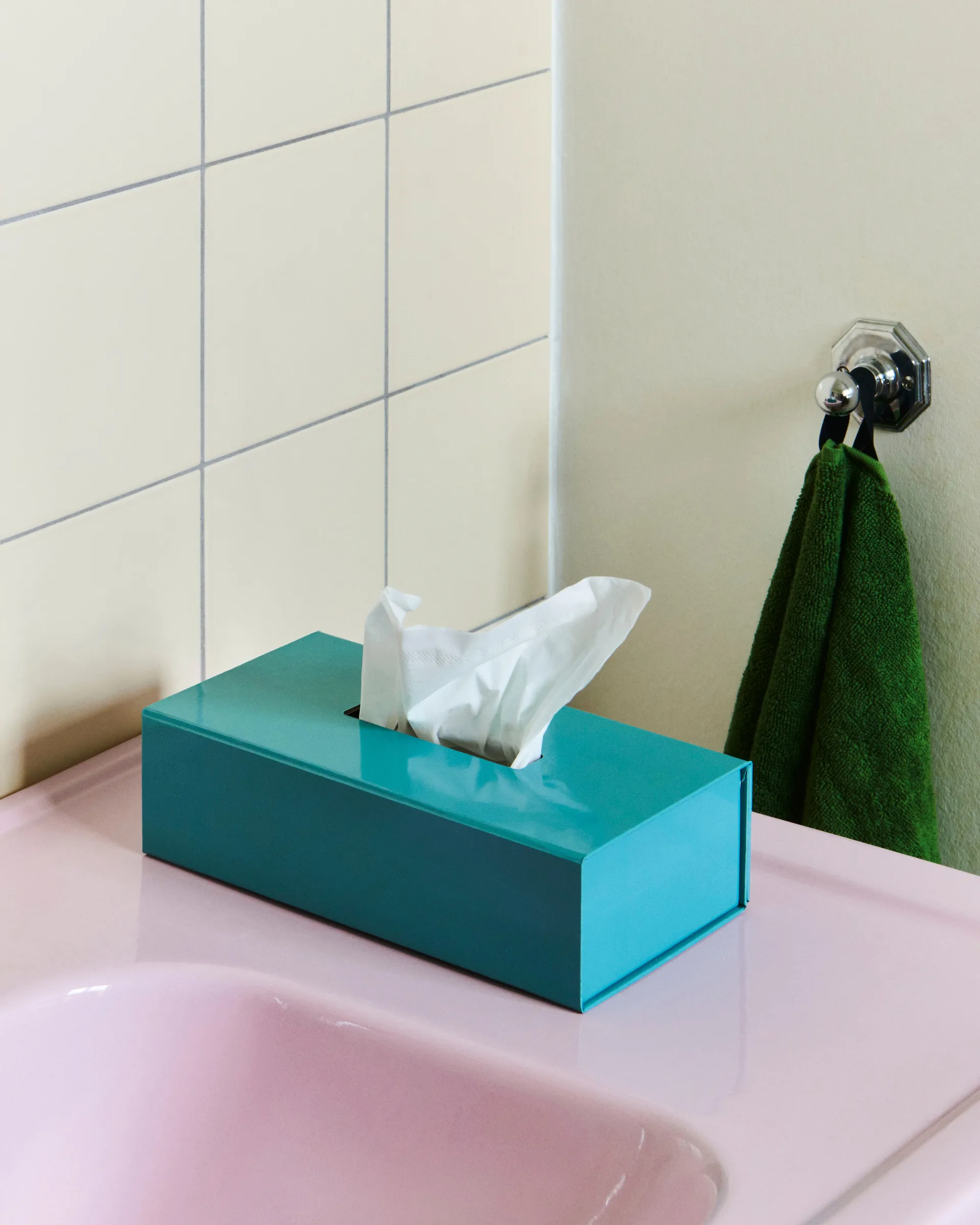 Colour Storage tissue box 24,5x13 cm, Ocean Blue HAY