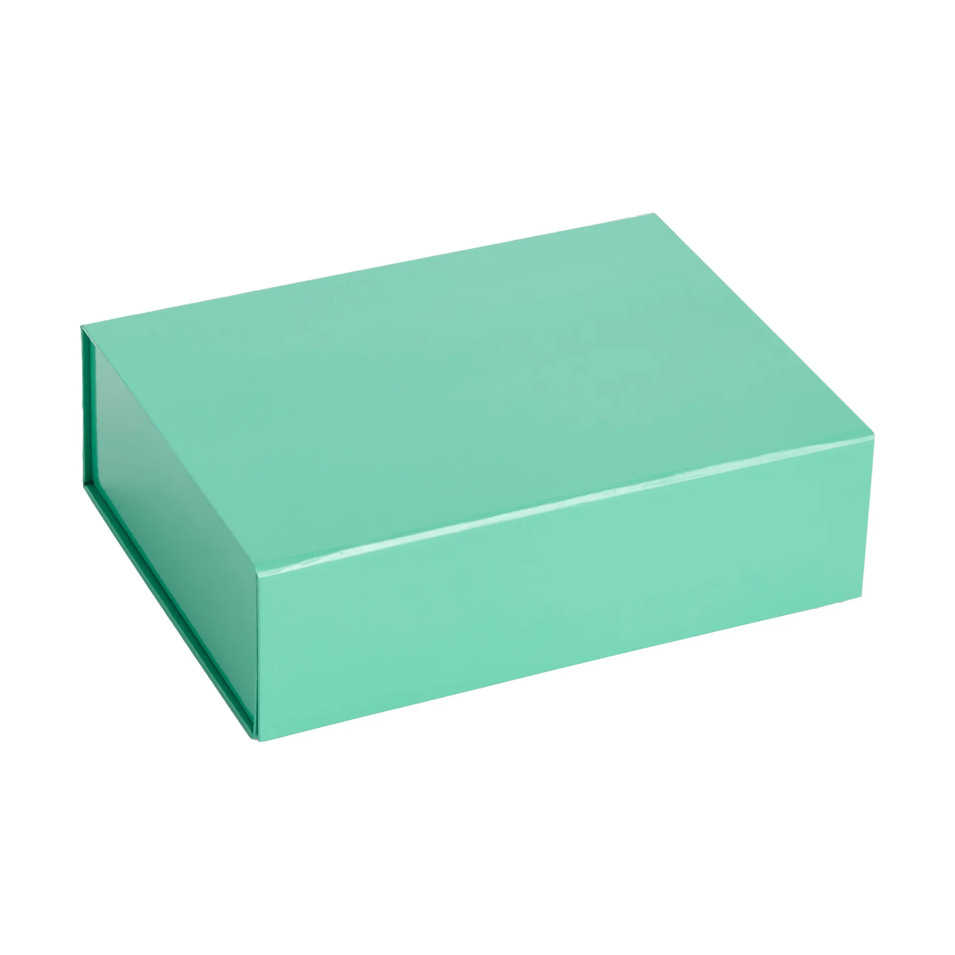 Colour Storage XS box with lid 16,5x22,5 cm, Emerald green HAY