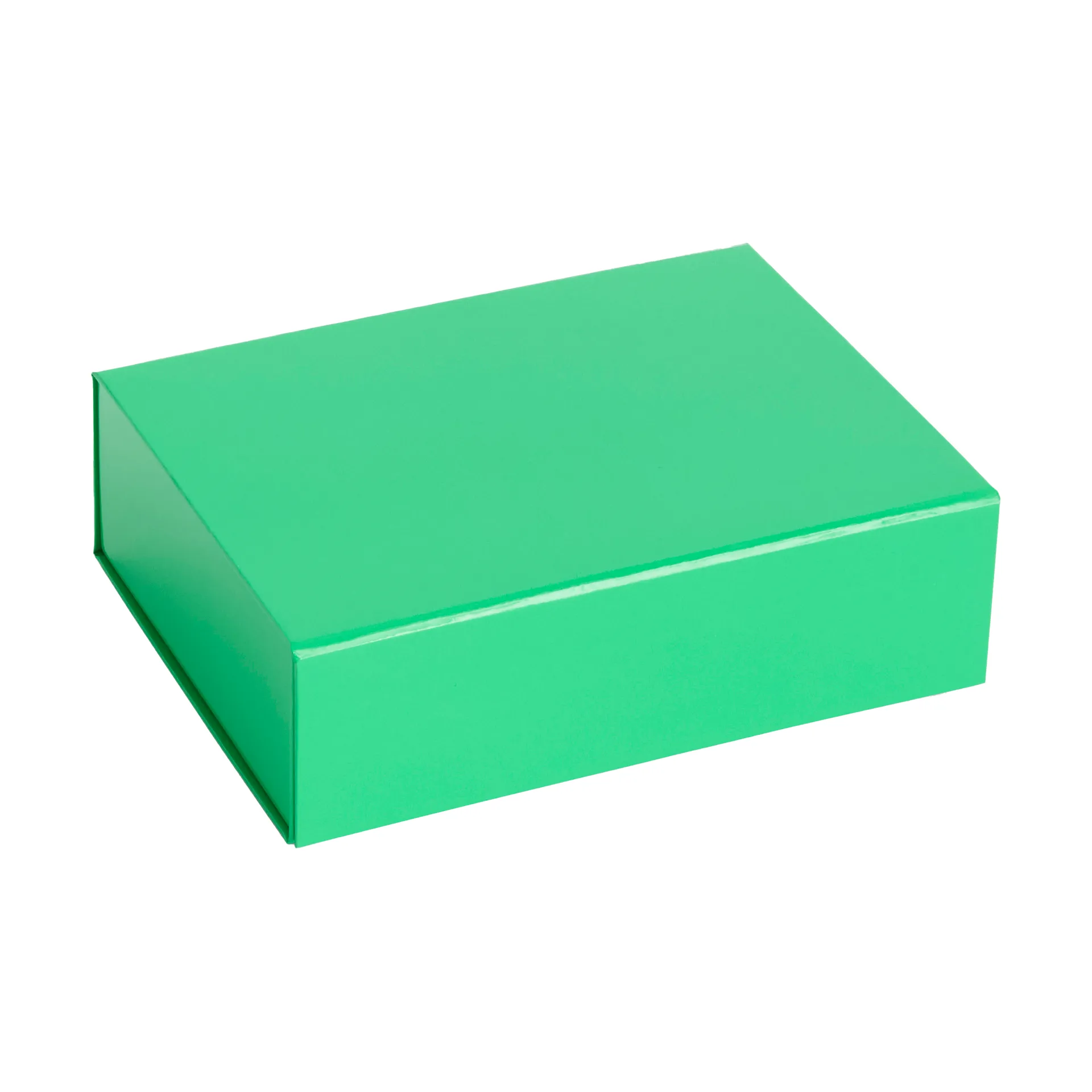 Colour Storage XS box with lid 16,5x22,5 cm, Vibrant green HAY