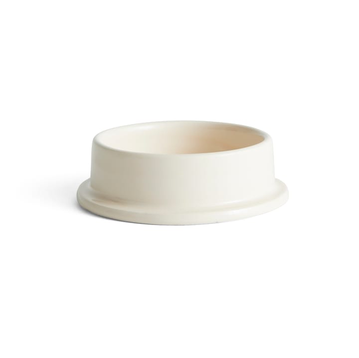 Column block candle holder medium Ø11 cm, Off-white HAY