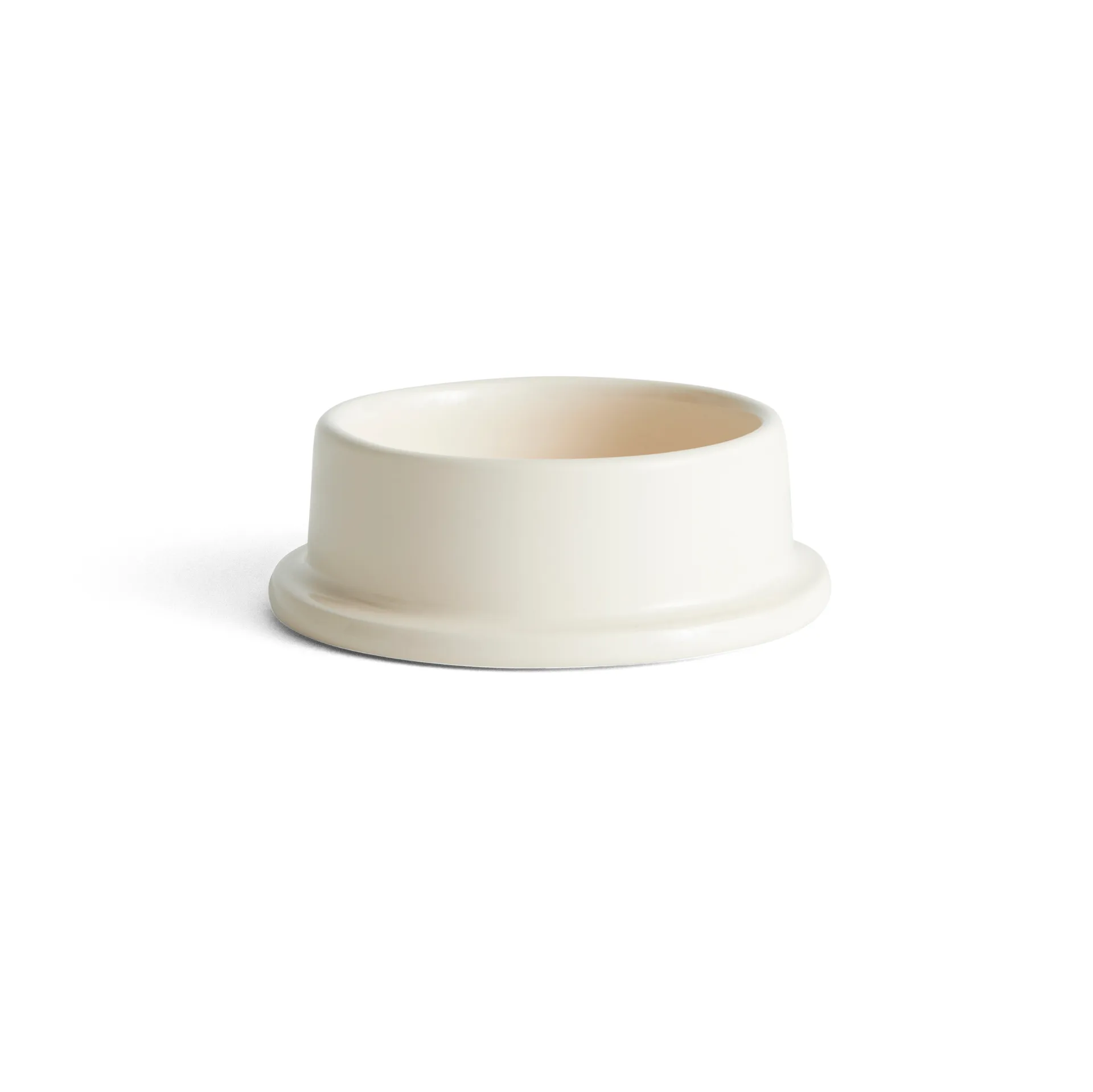 Column block candle holder small Ø10 cm, Off-white HAY