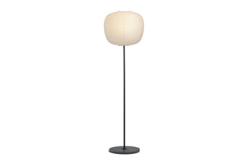 Common floor stand 129 cm - Soft black-black terrazzo - HAY