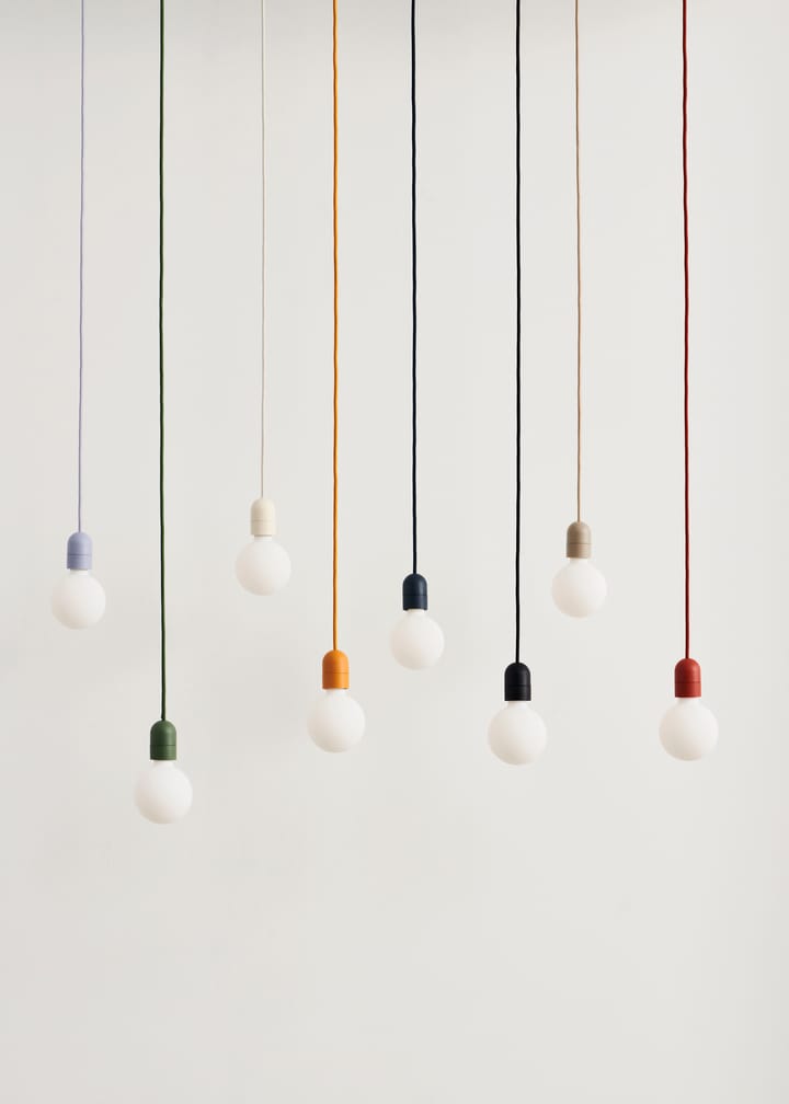 Common Pendant Cord set Ø12 cm, Clay white HAY