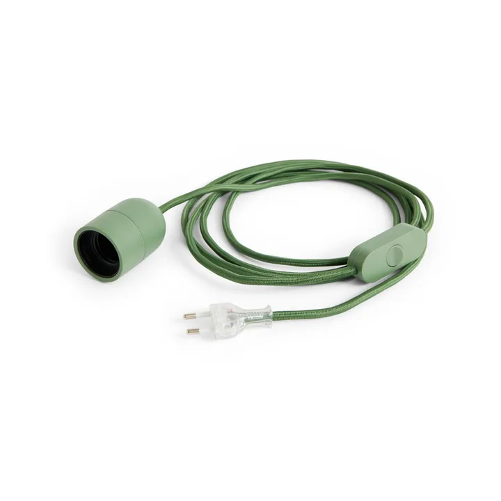 Common Table lamp cord 2,4 m - Garden green - HAY