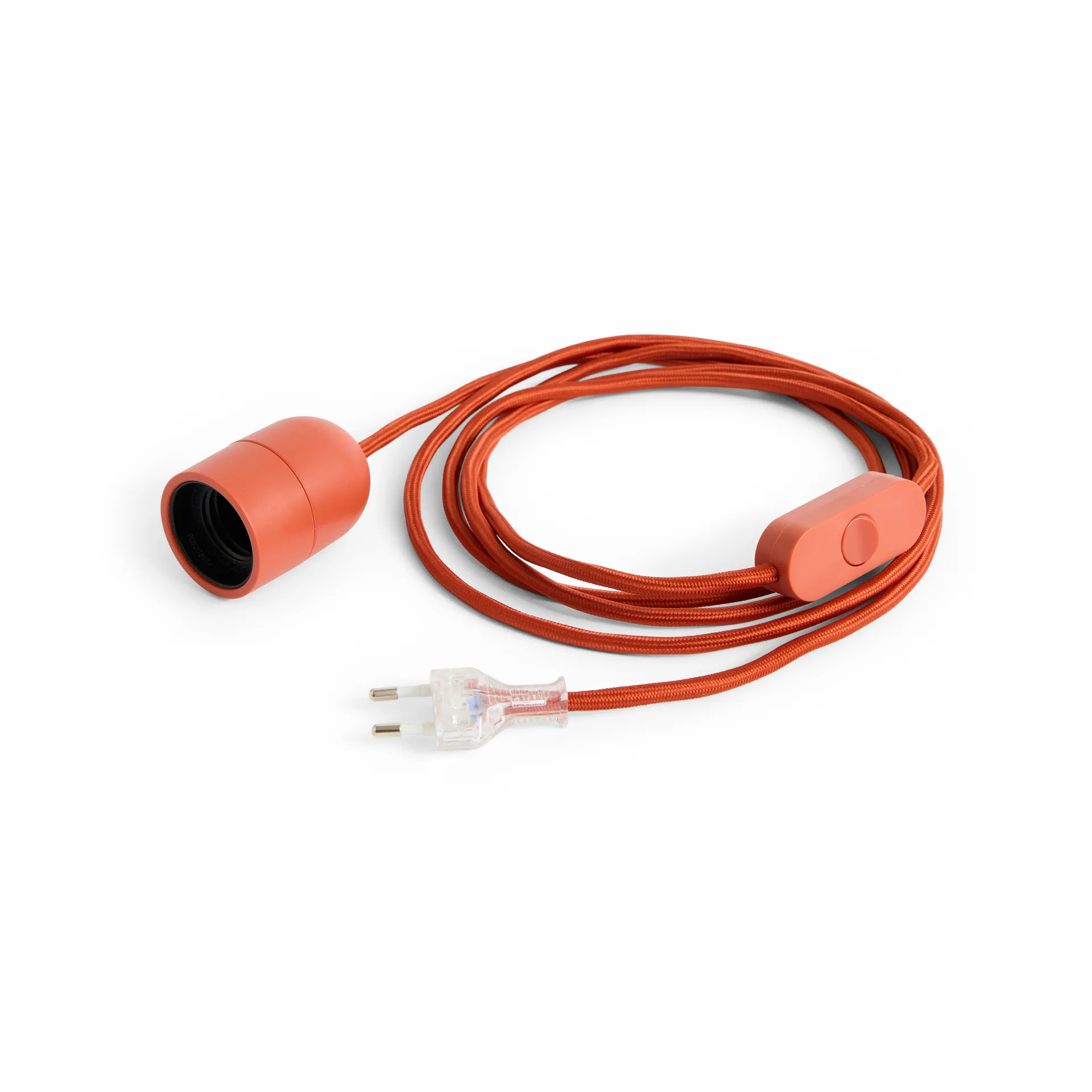 Common Table lamp cord 2,4 m, Rusty red HAY