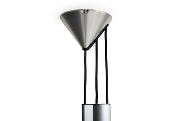 Compass Adjustable pendant 43 cm - Brushed aluminium - HAY