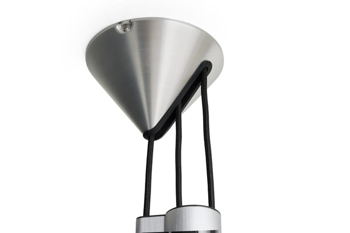 Compass Adjustable pendant 43 cm, Brushed aluminium HAY