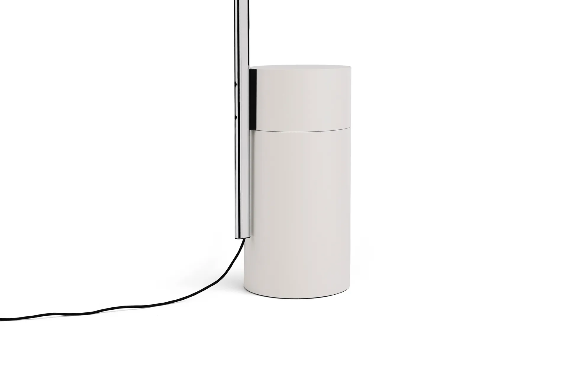 Compass floor lamp, Silver-coloured HAY