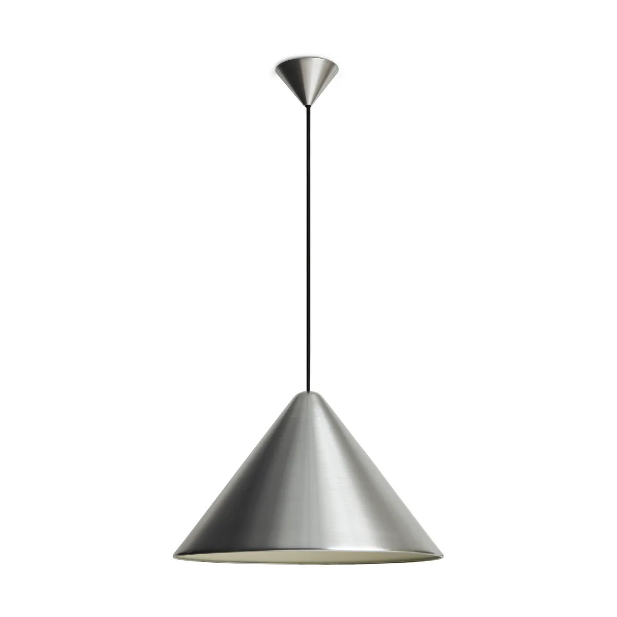 HAY Compass pendant 43 cm Brushed aluminium | Scandinavian Design | Pendant lamps | Silver-coloured