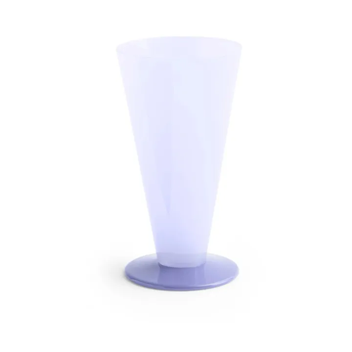Conical vase - Light blue-lavender blue, small - HAY