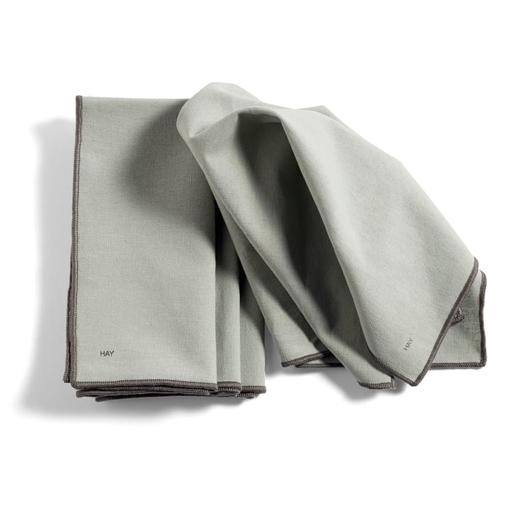 Contour fabric napkin 40x40 cm 4-pack, grey HAY
