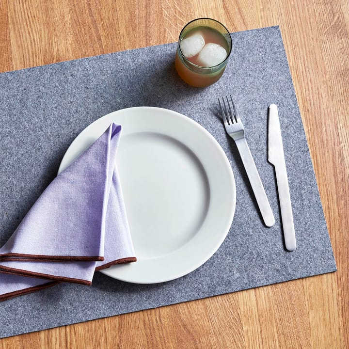 Contour fabric napkin 40x40 cm 4-pack - lavender - HAY