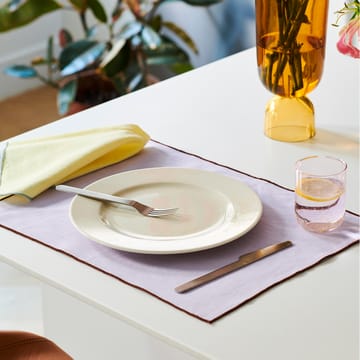 Contour fabric napkin 40x40 cm 4-pack - lemon - HAY