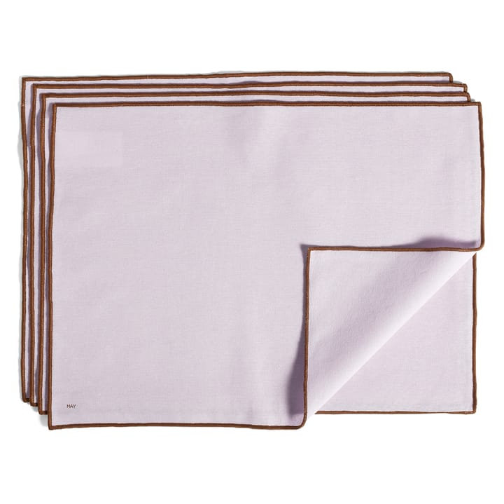 Contour placemat 34x46 cm 4-pack, lavender HAY