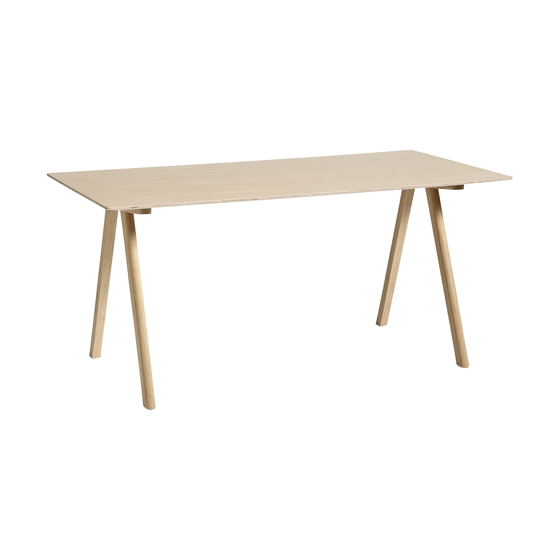 CPH10 2.0 desk 80x160 cm, Lacquered oak-oak veneer HAY