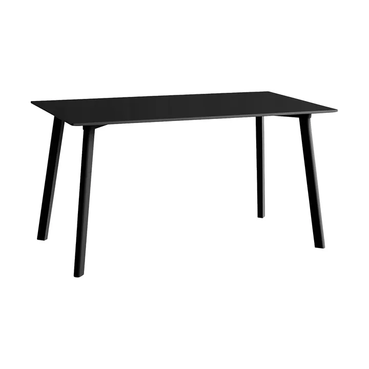 CPH210 Deux 2.0 table 75x140 cm - Black water based-beech - HAY
