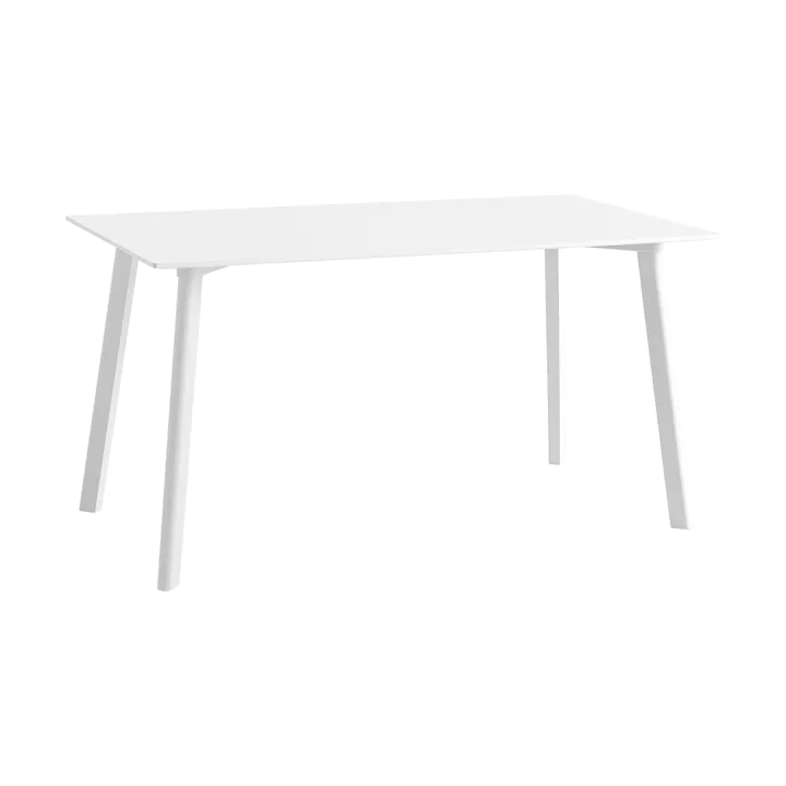 CPH210 Deux 2.0 table 75x140 cm - Pearl white water based-beech - HAY