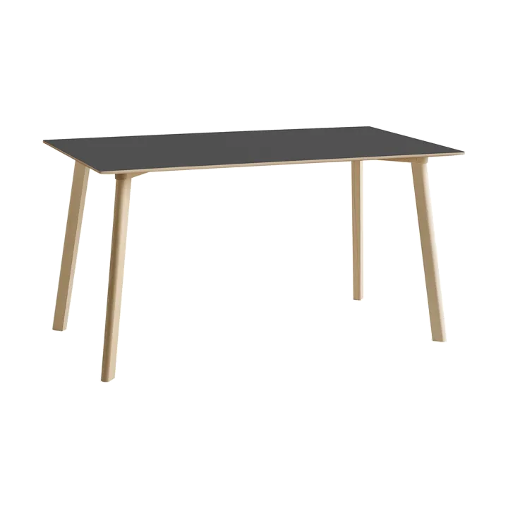 CPH210 Deux 2.0 table 75x140 cm - Stone grey-untreated beech - HAY