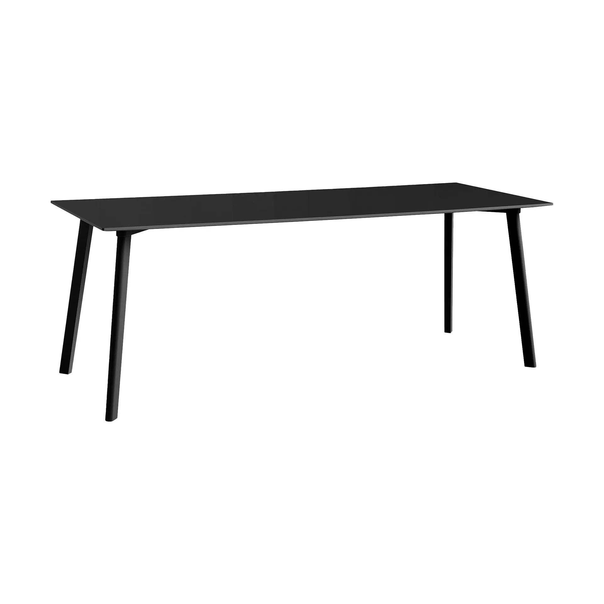 CPH210 Deux 2.0 table 75x200 cm, Black water based-beech HAY