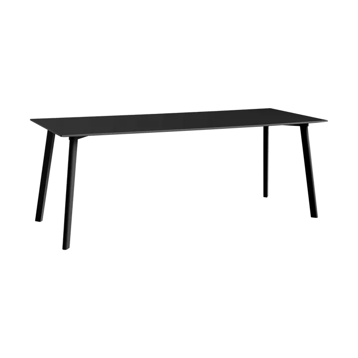 CPH210 Deux 2.0 table 75x200 cm - Black water based-beech - HAY