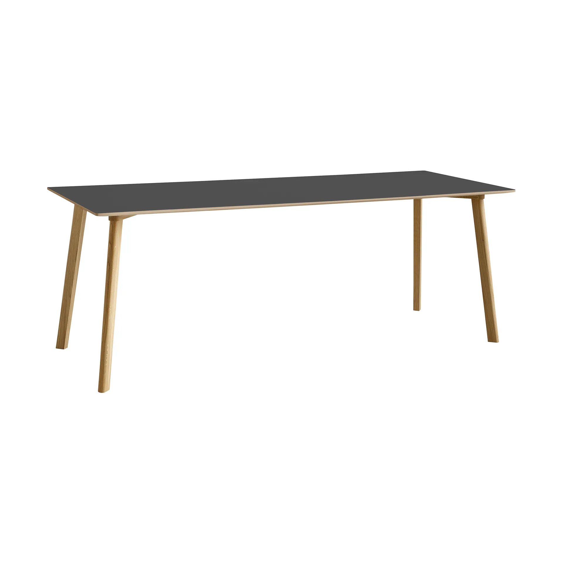CPH210 Deux 2.0 table 75x200 cm, Stone grey-lacquered oak HAY