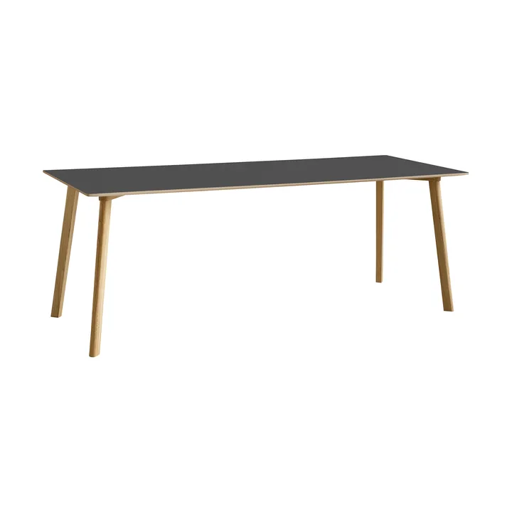 CPH210 Deux 2.0 table 75x200 cm - Stone grey-lacquered oak - HAY