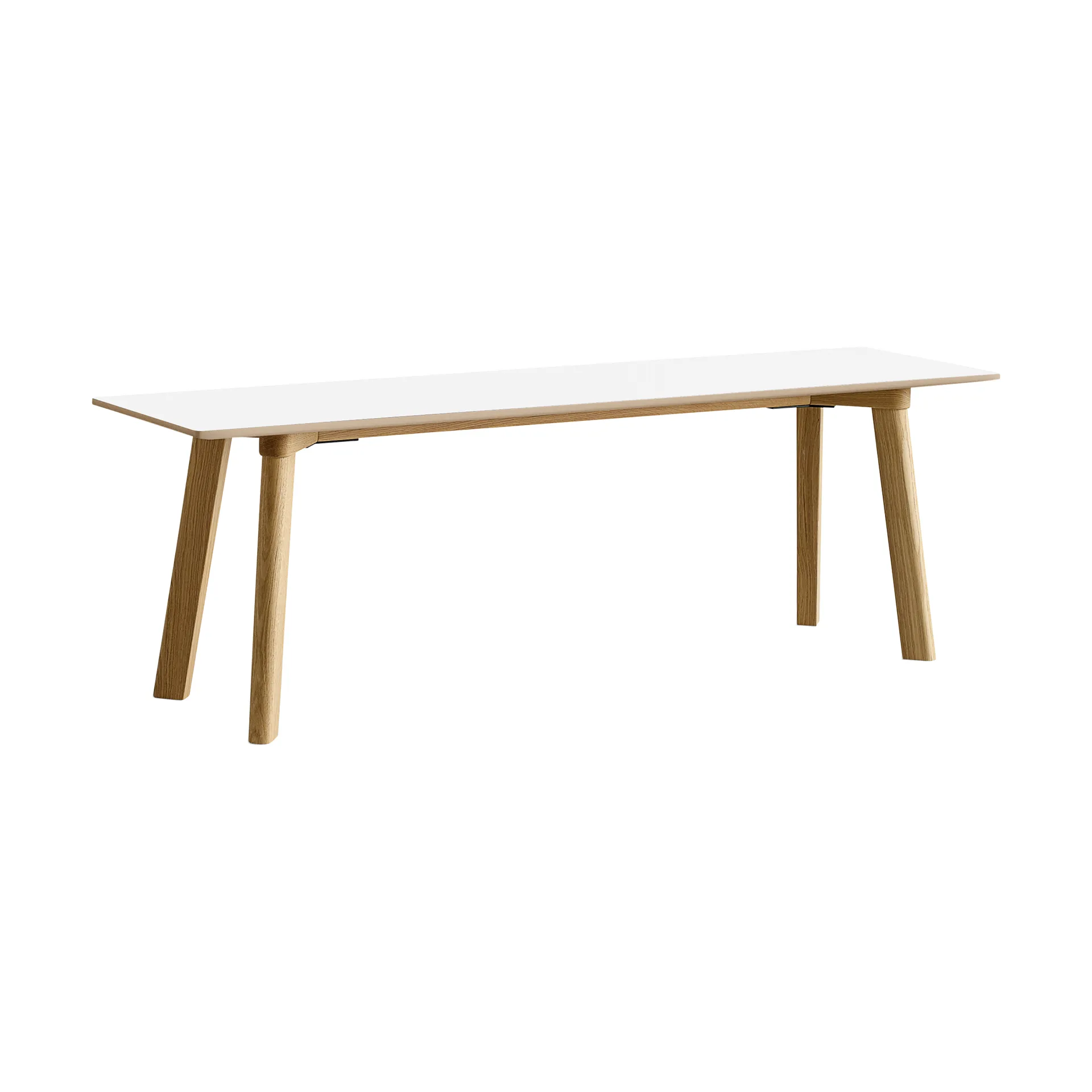 CPH215 Deux 2.0 bench 140 cm, Pearl white-lacquered oak HAY