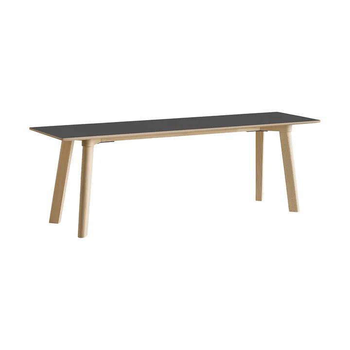 CPH215 Deux 2.0 bench 140 cm - Stone grey-untreated beech - HAY