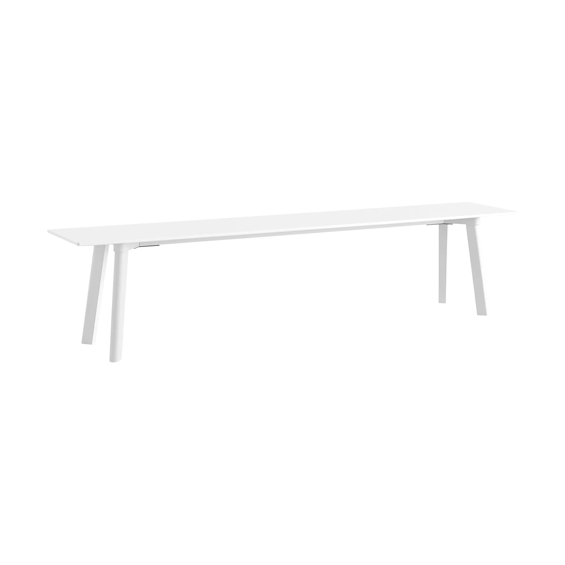 CPH215 Deux 2.0 bench 200 cm, Pearl white-lacquered beech HAY