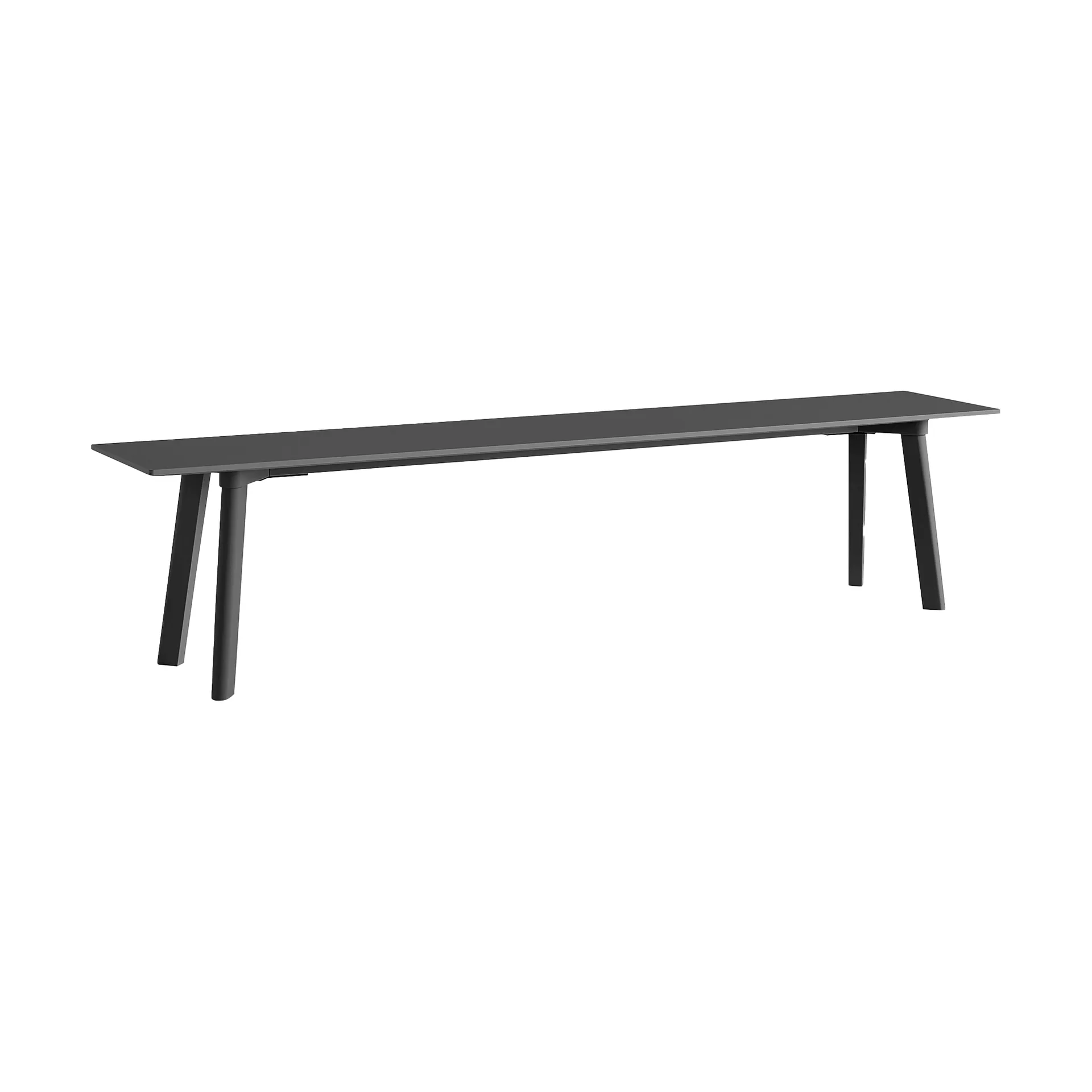 CPH215 Deux 2.0 bench 200 cm, Stone grey-lacquered beech HAY