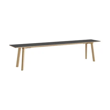 CPH215 Deux 2.0 bench 200 cm - Stone grey-untreated beech - HAY
