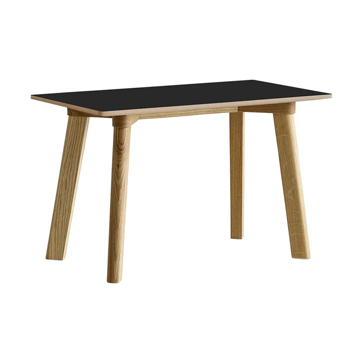 CPH215 Deux 2.0 bench 75 cm - Black laminate-lacquered oak - HAY