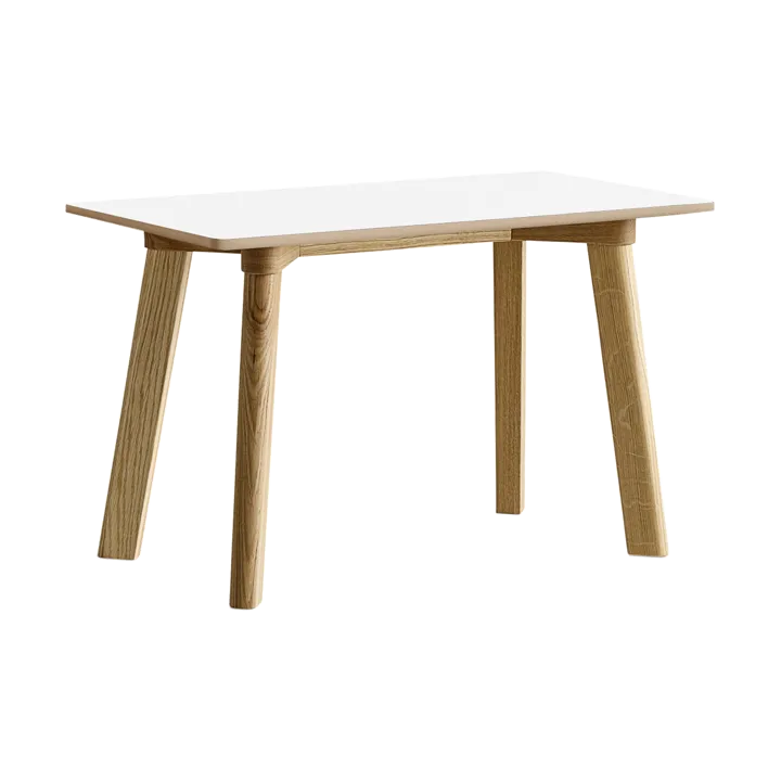 CPH215 Deux 2.0 bench 75 cm - Pearl white-lacquered oak - HAY