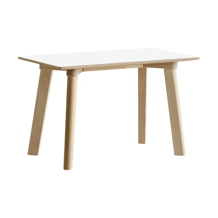 CPH215 Deux 2.0 bench 75 cm - Pearl white-untreated beech - HAY
