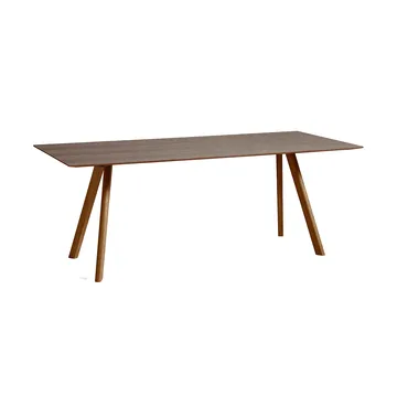 CPH30 2.0 dining table 90x200 cm - Lacquered walnut - HAY
