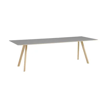 CPH30 2.0 dining table 90x250 cm - Grey linoleum-lacquered oak - HAY