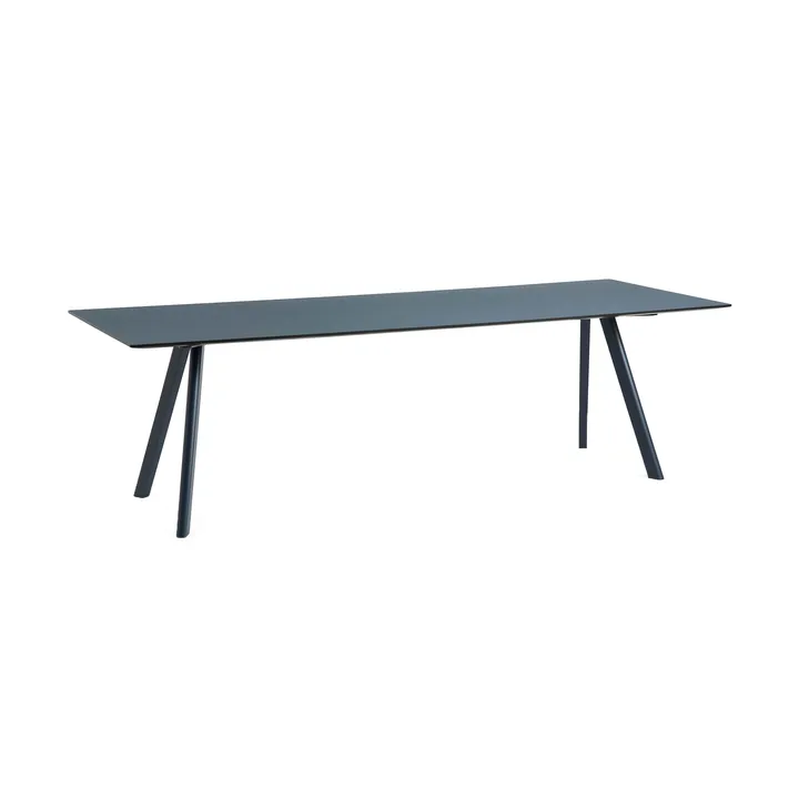 CPH30 2.0 dining table 90x250 cm - Smokey blue linoleum-Deep blue - HAY