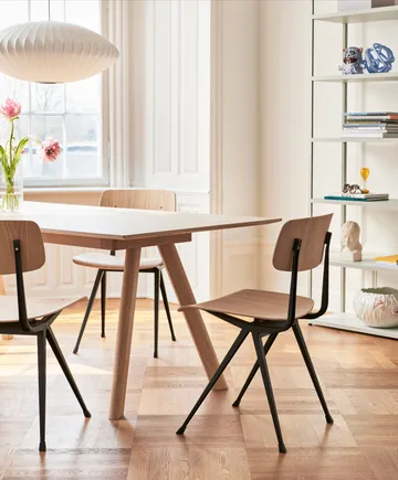 CPH30 2.0 dining table 90x250 cm - White laminate-lacquered oak - HAY