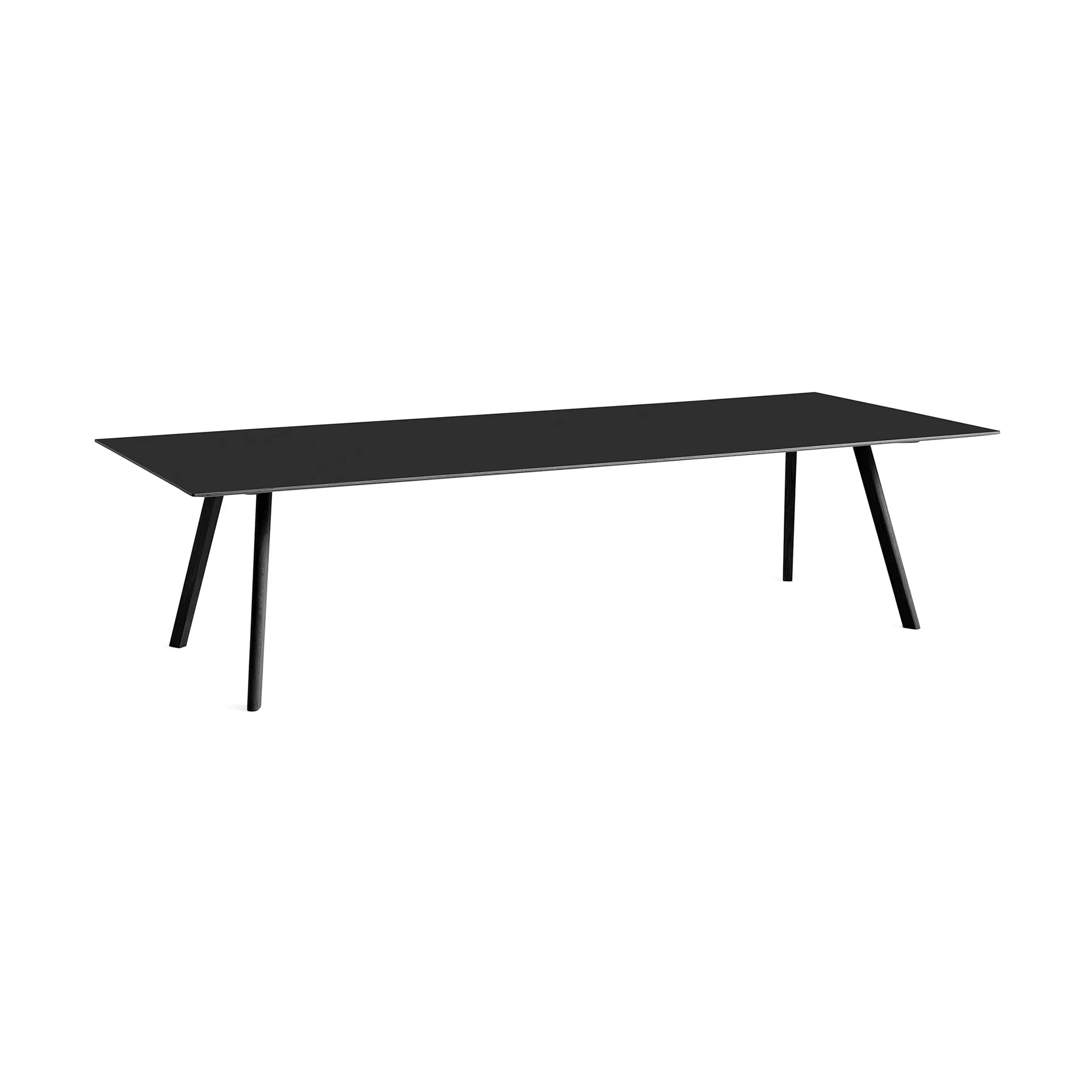 CPH30 2.0 dining table90x300 cm, Black linoleum-lacquered oak HAY