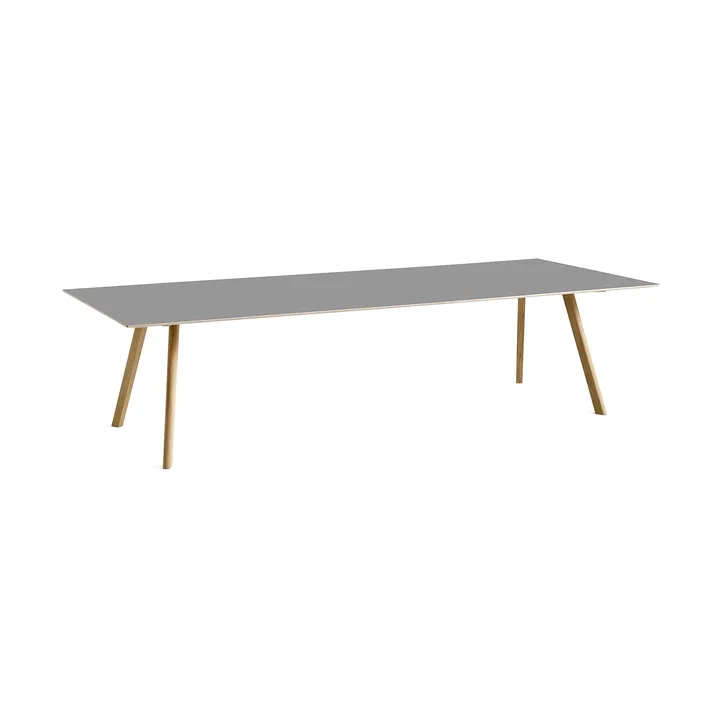 CPH30 2.0 dining table90x300 cm - Grey linoleum-lacquered oak - HAY
