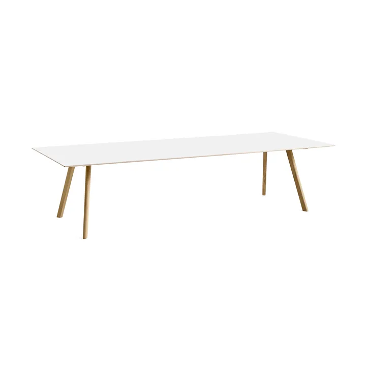 CPH30 2.0 dining table90x300 cm - White laminate-lacquered oak - HAY