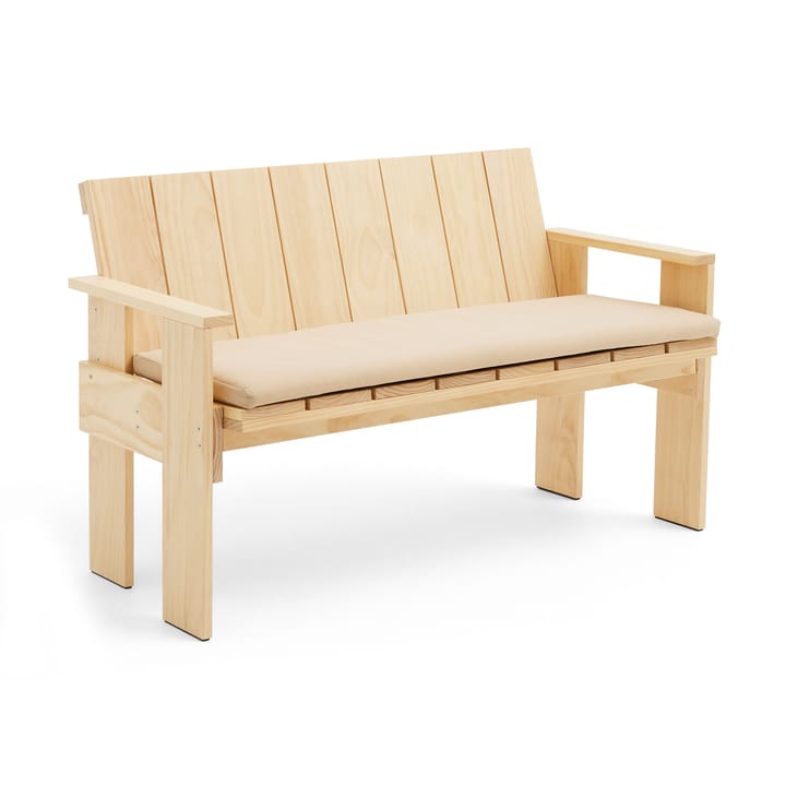 Crate Dining Bench lacquered pine - Clear - HAY