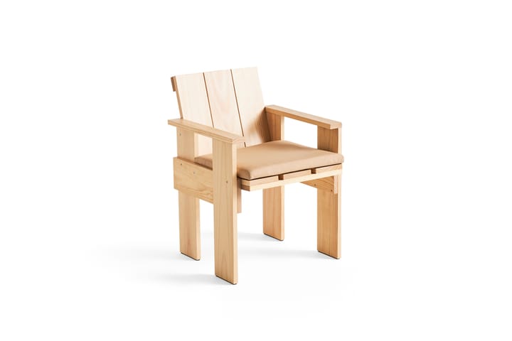 Crate Dining Chair armchair lacquered pine - Water-based lacquered pine wood - HAY