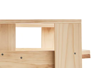 Crate Dining Chair chair with armrests - Water-based lacquered pinewood - HAY