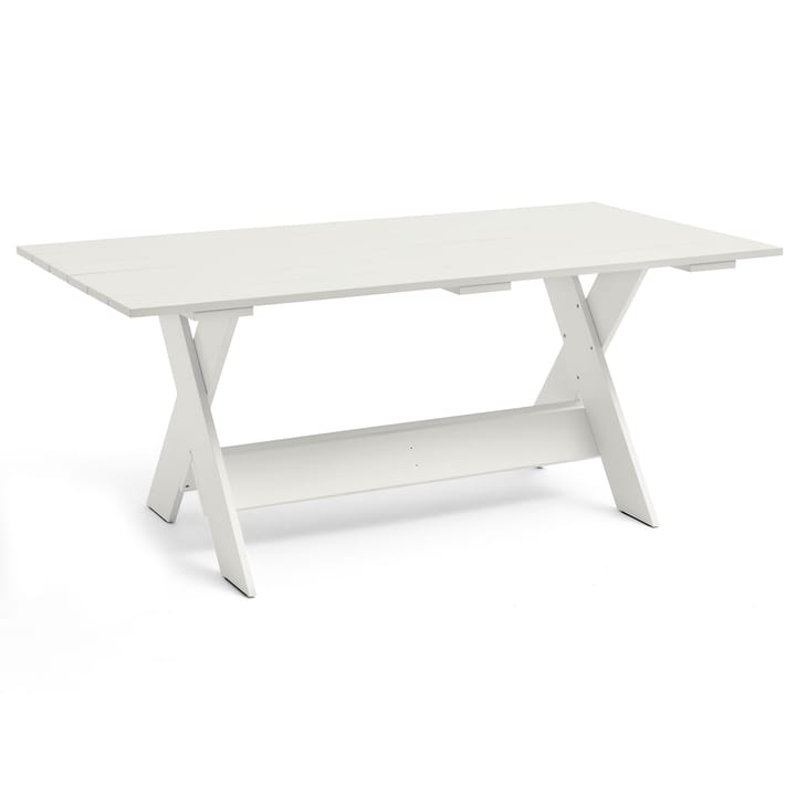 Crate Dining Table, 180x89.5 cm, lacquered pine - White - HAY