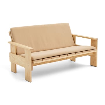Crate Lounge sofa lacquered pine - Clear - HAY