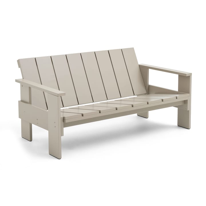 Crate Lounge sofa lacquered pine - London fog - HAY