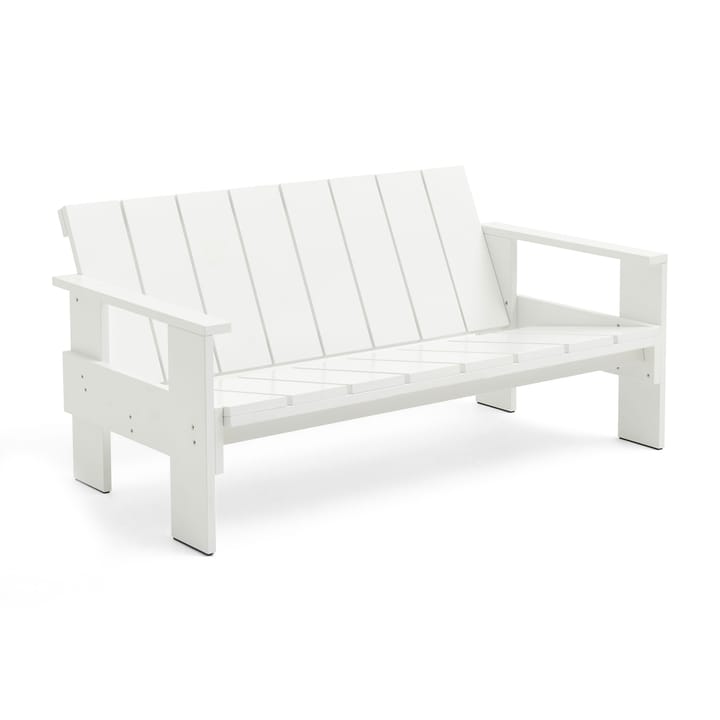 Crate Lounge sofa lacquered pine - White - HAY