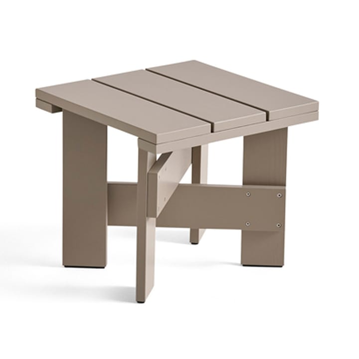 Crate Low Table 45x45x40 cm lacquered pine - London fog - HAY